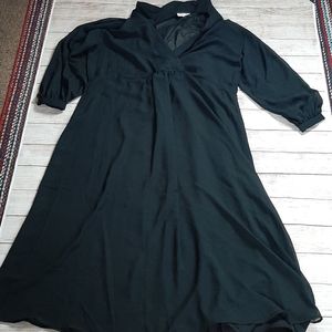 Prologue sheer black dress